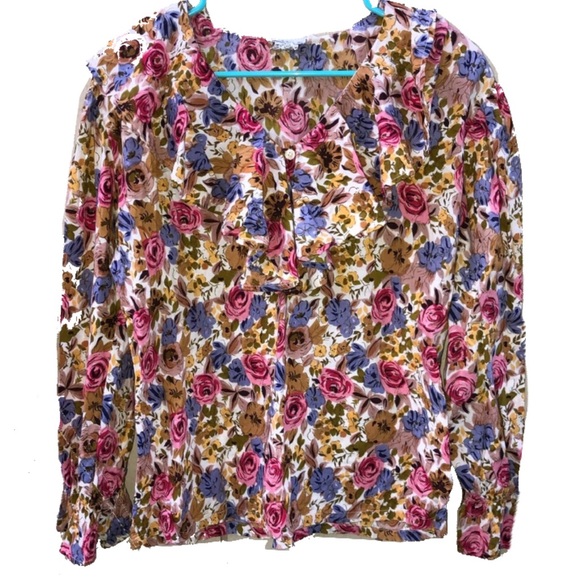 Lerner Tops - ⚡️ 5/$15 ⚡️VTG Lerner | ruffle blouse | small